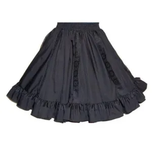 8 Gore Lace Square Dance Skirt