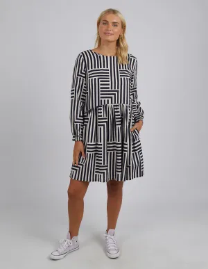 Bauhaus Dress - Navy