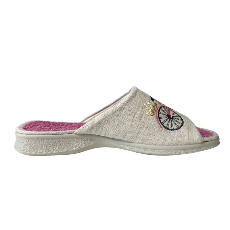 Garzon Gris Perla Violeta Women's Slippers