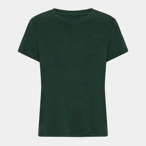 Grøn kortærmet bambus T-shirt