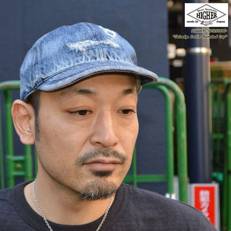 HIGHER "HT25006" Selvedge Denim Remaked Cap