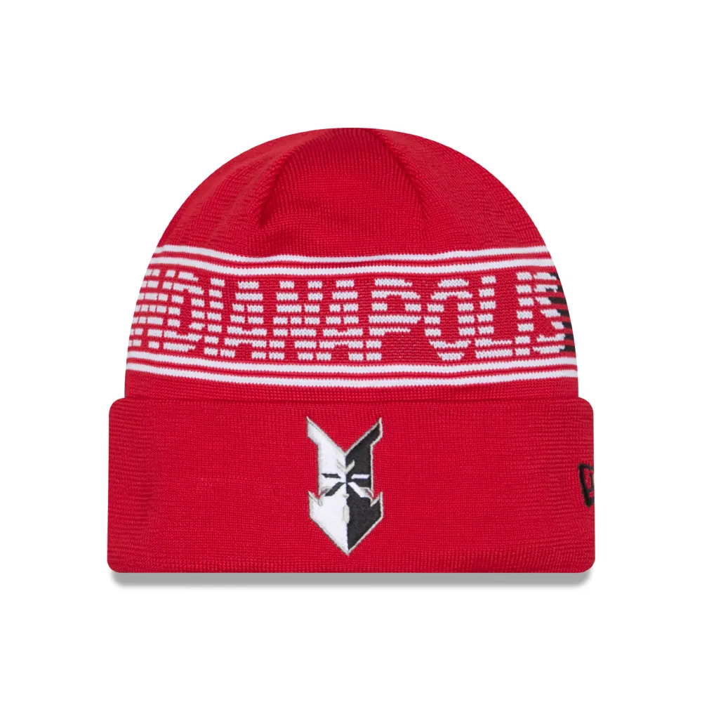 Indianapolis Indians Red Performance On-Field Knit Beanie Cap