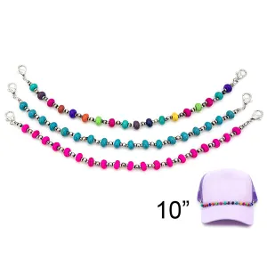 Posh Pearl Fashion Trucker Cap Chain