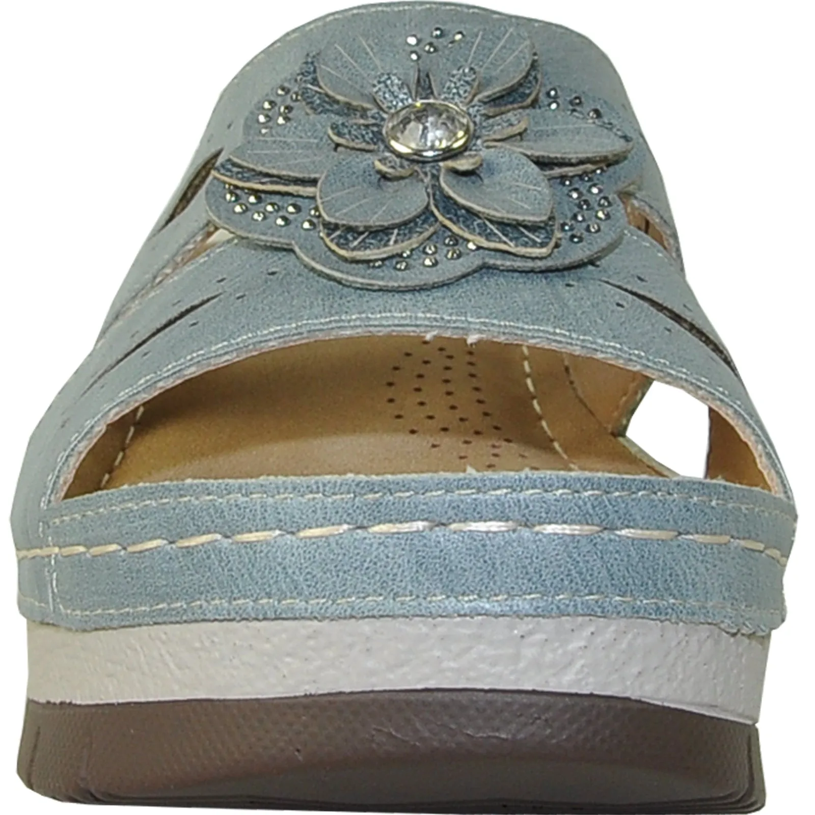 VANGELO Women Sandal DESTINY Wedge Sandal Blue